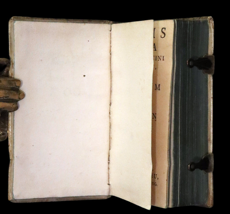 1670 Rare Latin vellum Book - Poesis Lyrica by Nicolaus Avancinus, Jesuit poet.