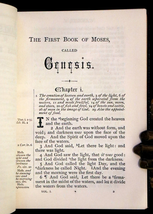 1875 Rare Victorian Edition - Holy Bible (11 Volume Box Set) Old and New Testament books.