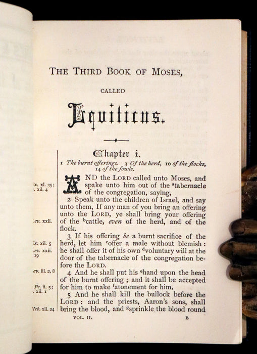 1875 Rare Victorian Edition - Holy Bible (11 Volume Box Set) Old and New Testament books.