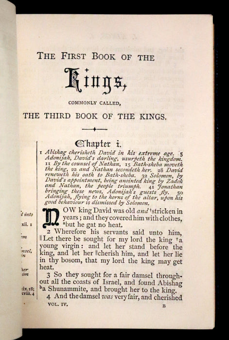 1875 Rare Victorian Edition - Holy Bible (11 Volume Box Set) Old and New Testament books.