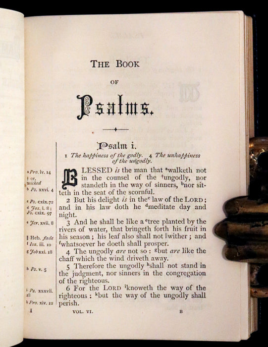 1875 Rare Victorian Edition - Holy Bible (11 Volume Box Set) Old and New Testament books.