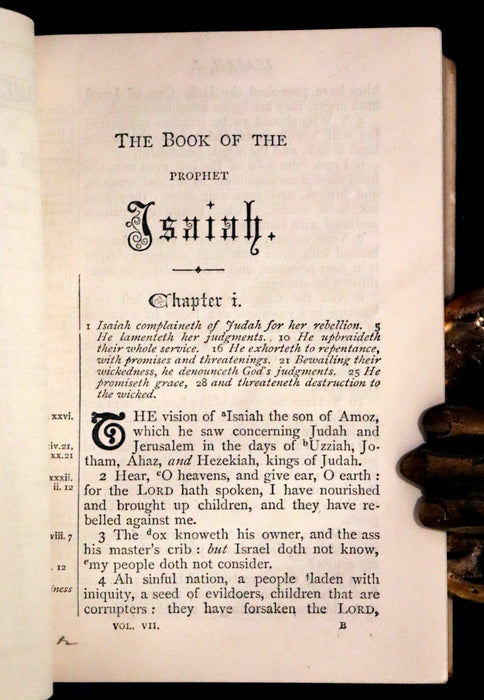 1875 Rare Victorian Edition - Holy Bible (11 Volume Box Set) Old and New Testament books.