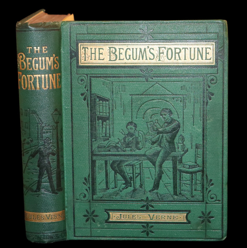 1887 Rare Edition - Jules Verne - The Begum's Fortune. With an account of the mutineers of the "Bounty".