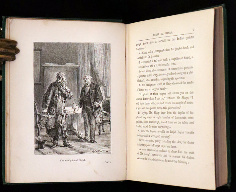 1887 Rare Edition - Jules Verne - The Begum's Fortune. With an account of the mutineers of the "Bounty".