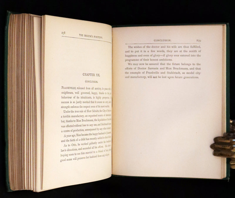 1887 Rare Edition - Jules Verne - The Begum's Fortune. With an account of the mutineers of the "Bounty".