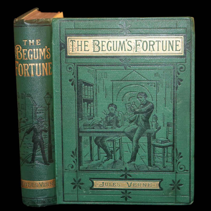 1887 Rare Edition - Jules Verne - The Begum's Fortune. With an account of the mutineers of the "Bounty".