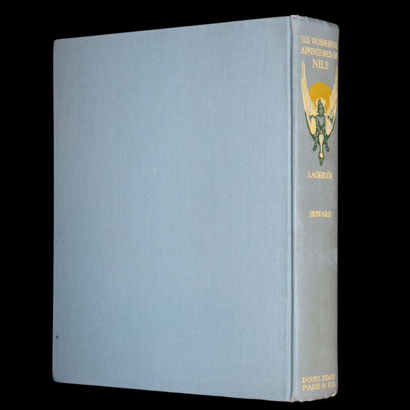 1913 Rare First illustrated Edition by Mary Hamilton Frye - The Wonderful Adventures of Nils by Selma Lagerlof.