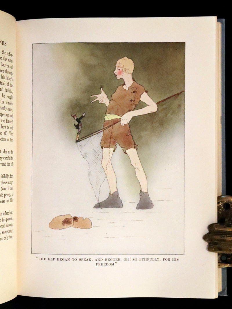 1913 Rare First illustrated Edition by Mary Hamilton Frye - The Wonderful Adventures of Nils by Selma Lagerlof.