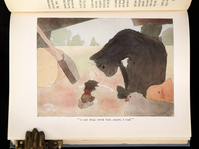 1913 Rare First illustrated Edition by Mary Hamilton Frye - The Wonderful Adventures of Nils by Selma Lagerlof.