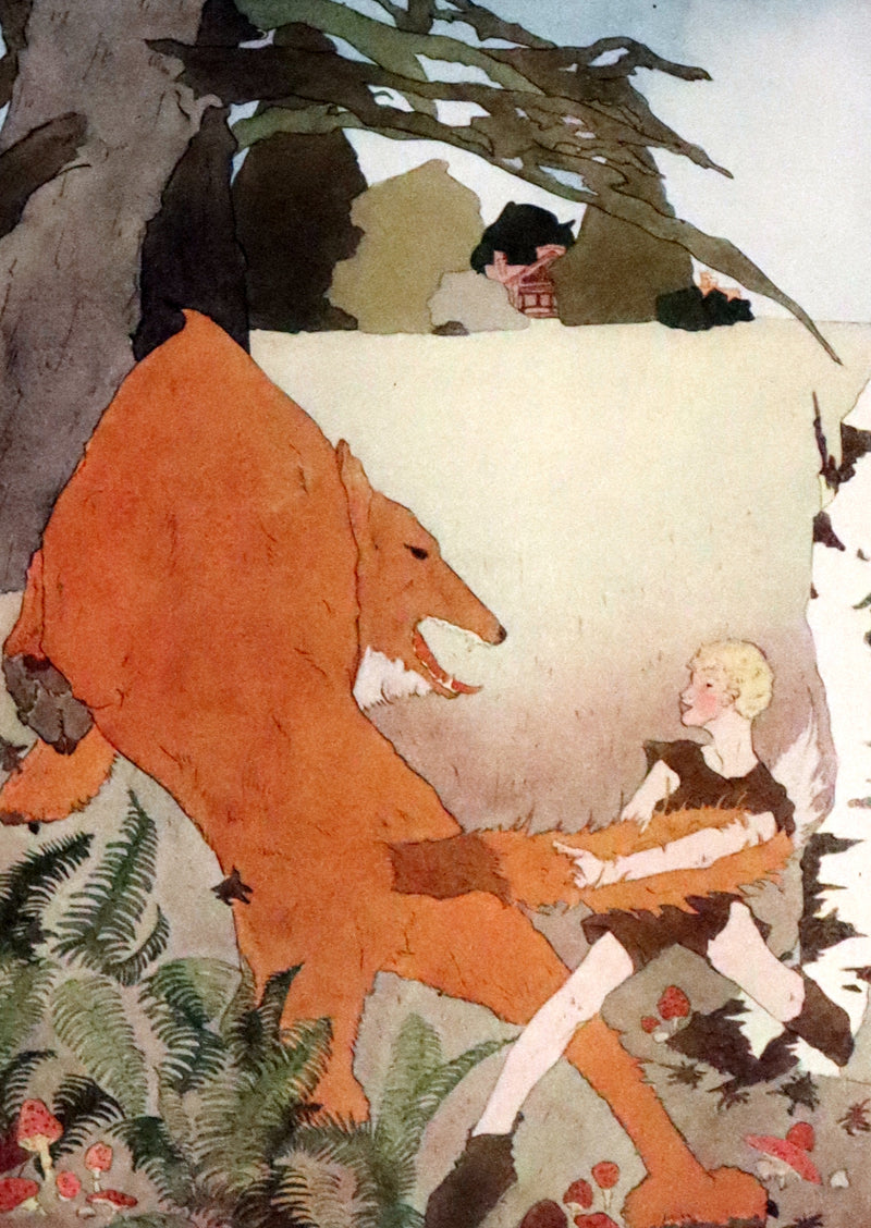 1913 Rare First illustrated Edition by Mary Hamilton Frye - The Wonderful Adventures of Nils by Selma Lagerlof.