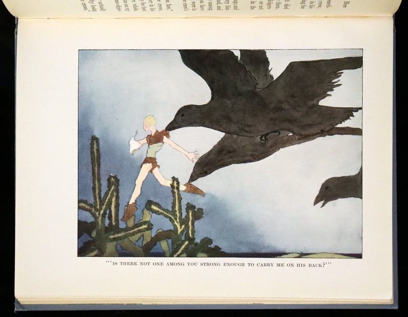 1913 Rare First illustrated Edition by Mary Hamilton Frye - The Wonderful Adventures of Nils by Selma Lagerlof.