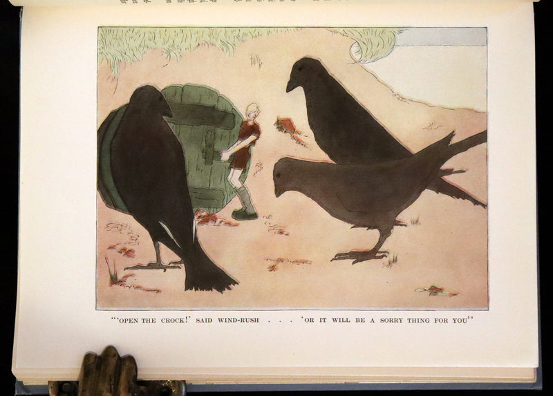 1913 Rare First illustrated Edition by Mary Hamilton Frye - The Wonderful Adventures of Nils by Selma Lagerlof.