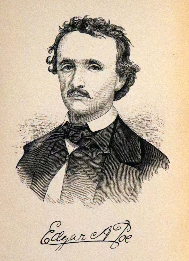 1882 Rare Book - Poems by Edgar Allan Poe with Memoir (The Raven, Lenore, Fairy-Land,...).