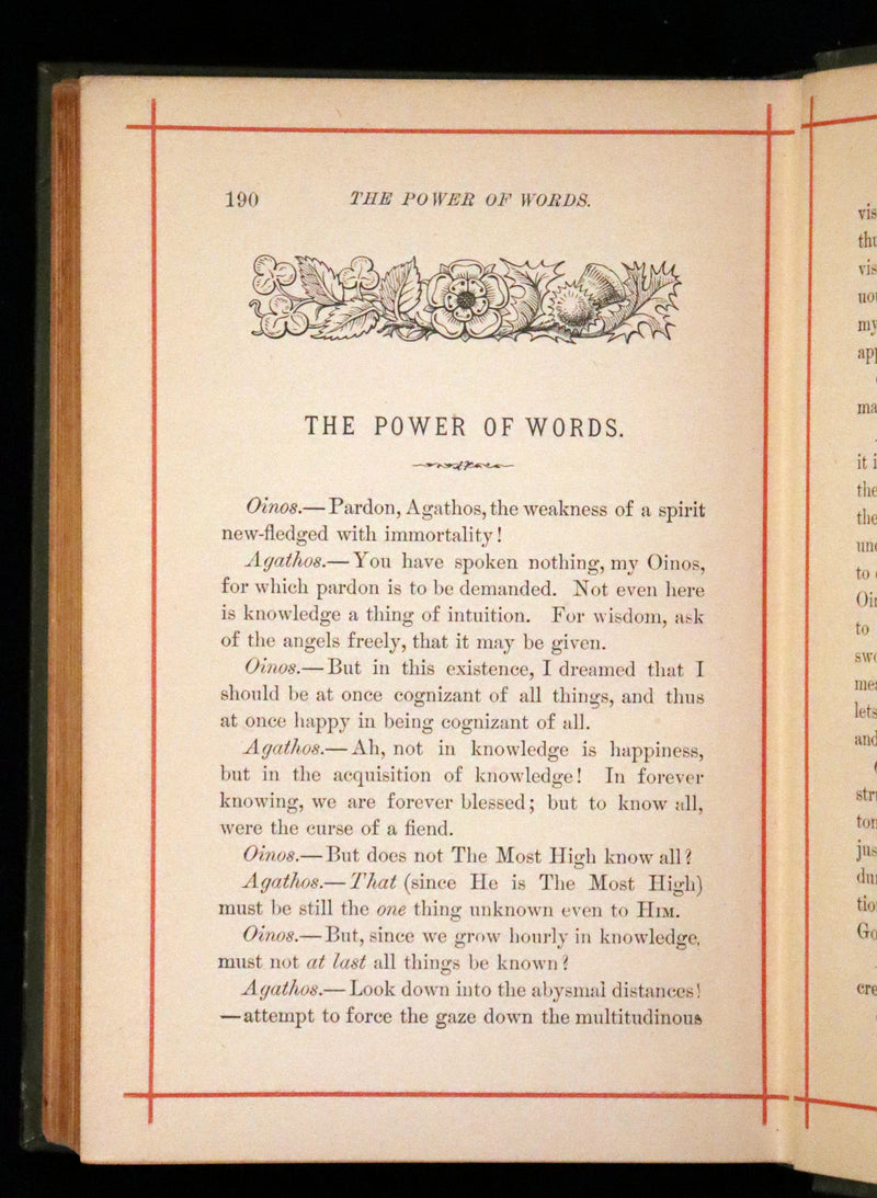 1882 Rare Book - Poems by Edgar Allan Poe with Memoir (The Raven, Lenore, Fairy-Land,...).