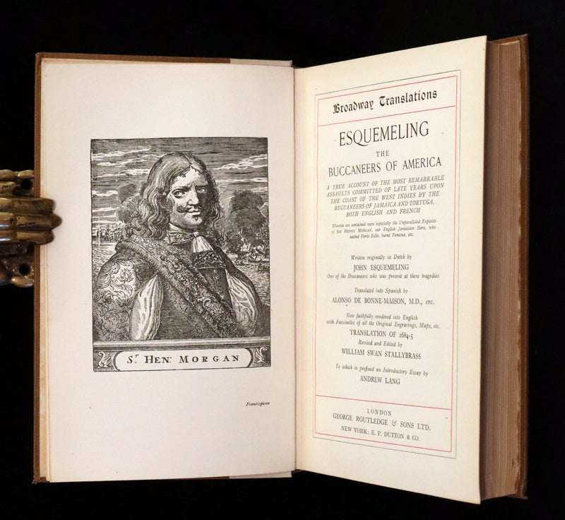 1923 Rare Book - Pirates, The Buccaneers Of America by Esquemeling.