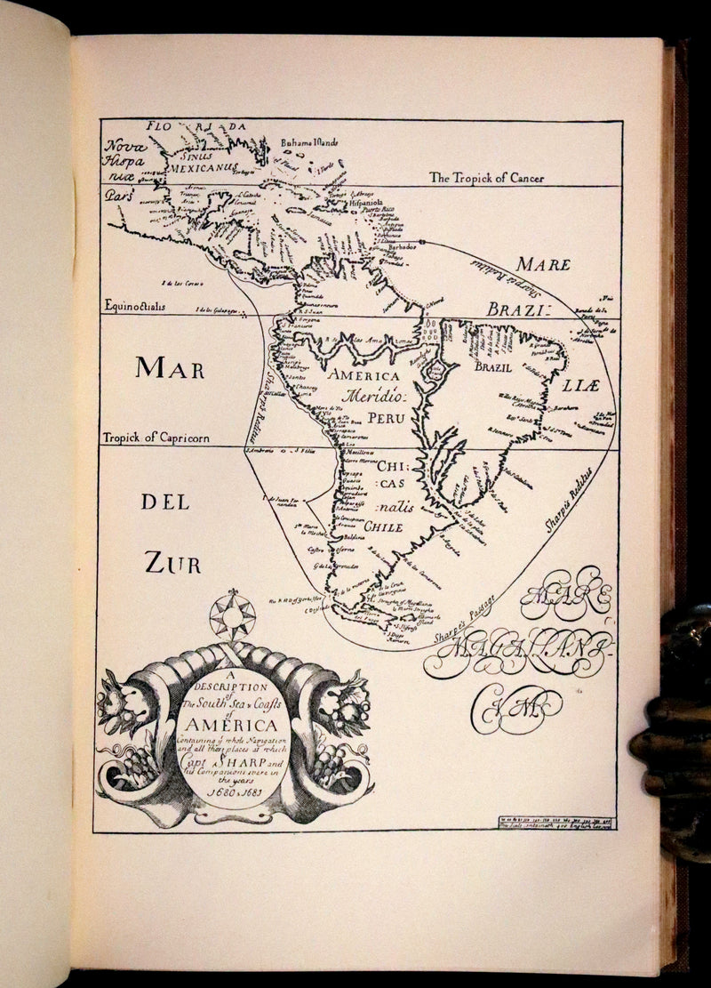 1923 Rare Book - Pirates, The Buccaneers Of America by Esquemeling.