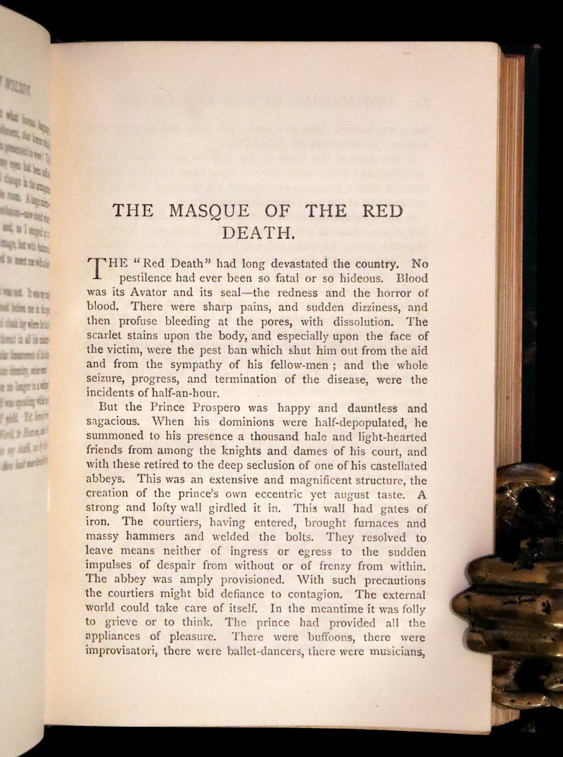 1889 Rare Book - The Fall of the House of Usher, and other Tales and Prose Writings of Edgar Allan Poe.