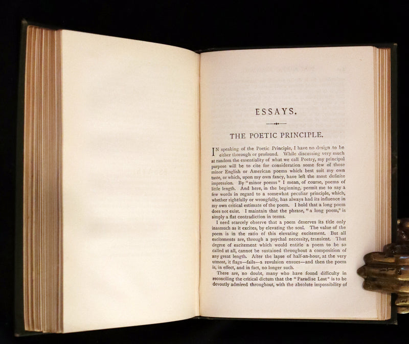 1889 Rare Book - The Fall of the House of Usher, and other Tales and Prose Writings of Edgar Allan Poe.