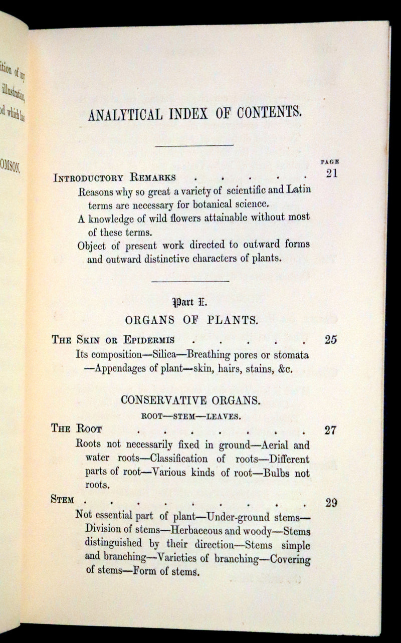 1857 Rare Victorian Book - Wild Flowers and Medicinal Uses, Color Illustrated by Noel Humphreys.