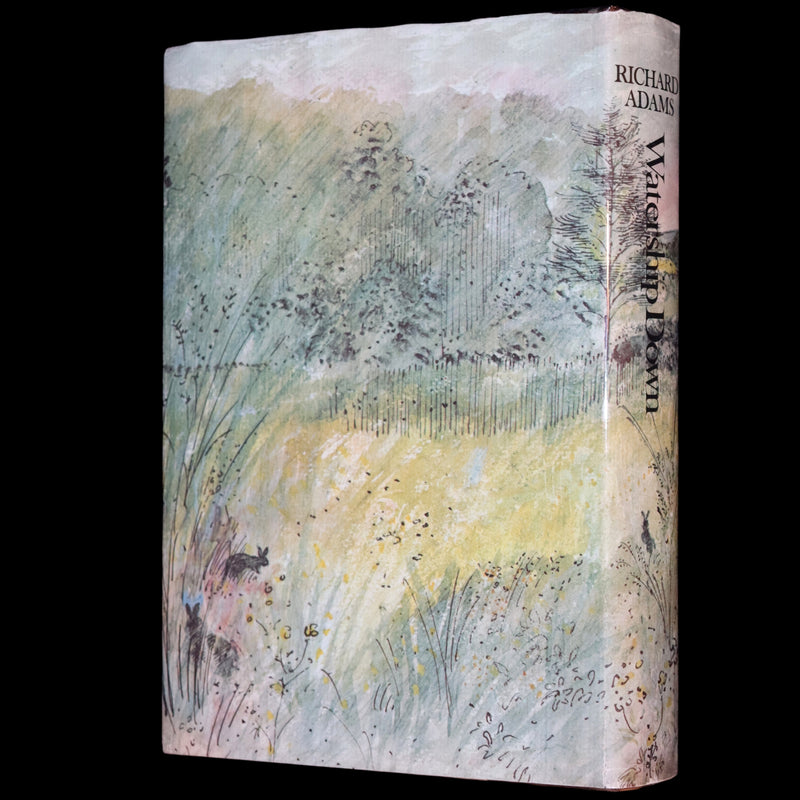 1976 Rare First Illustrated Edition with Dust Jacket - Watership Down by Richard Adams, illustrated by John Lawrence.