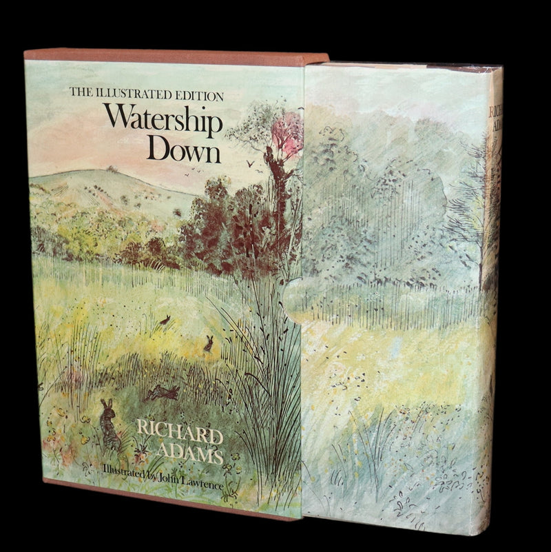 1976 Rare First Illustrated Edition with Dust Jacket - Watership Down by Richard Adams, illustrated by John Lawrence.
