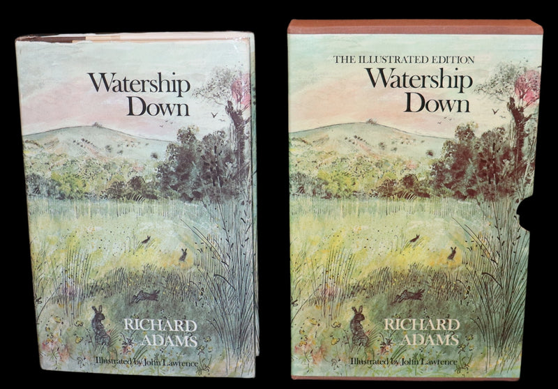 1976 Rare First Illustrated Edition with Dust Jacket - Watership Down by Richard Adams, illustrated by John Lawrence.