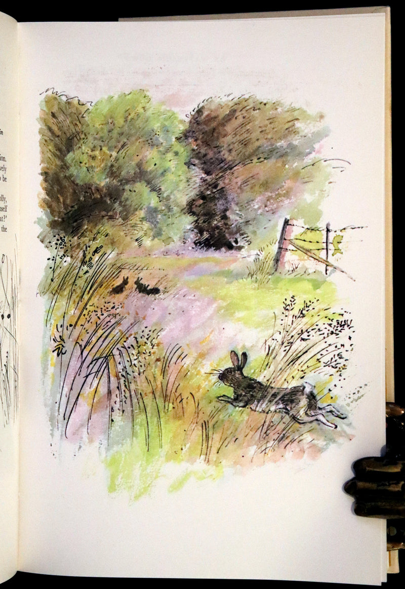 1976 Rare First Illustrated Edition with Dust Jacket - Watership Down by Richard Adams, illustrated by John Lawrence.