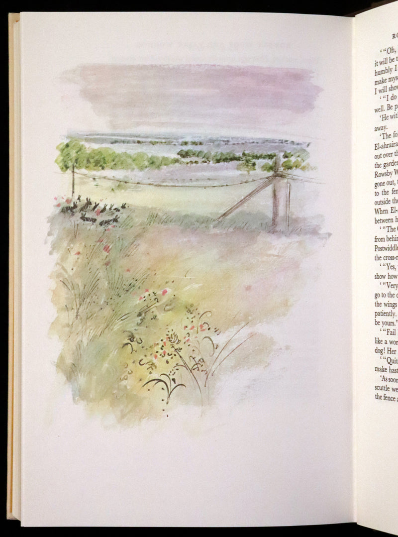 1976 Rare First Illustrated Edition with Dust Jacket - Watership Down by Richard Adams, illustrated by John Lawrence.