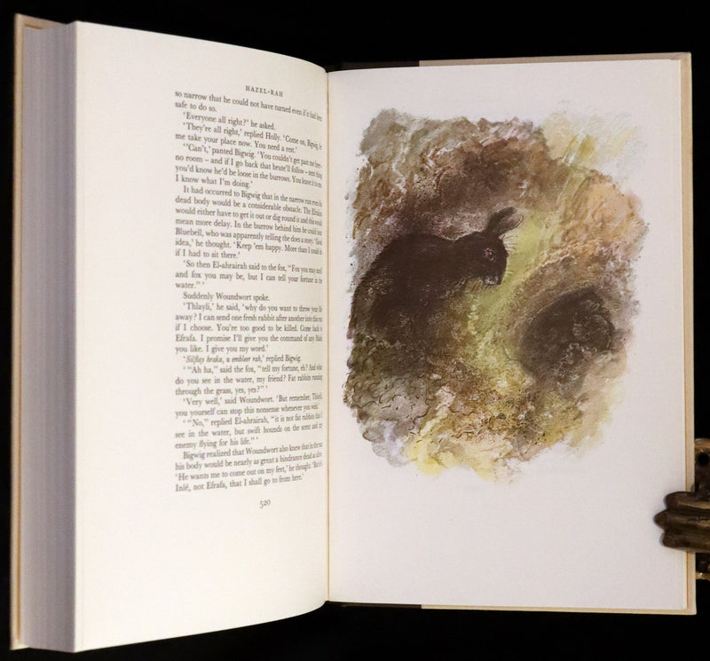 1976 Rare First Illustrated Edition with Dust Jacket - Watership Down by Richard Adams, illustrated by John Lawrence.