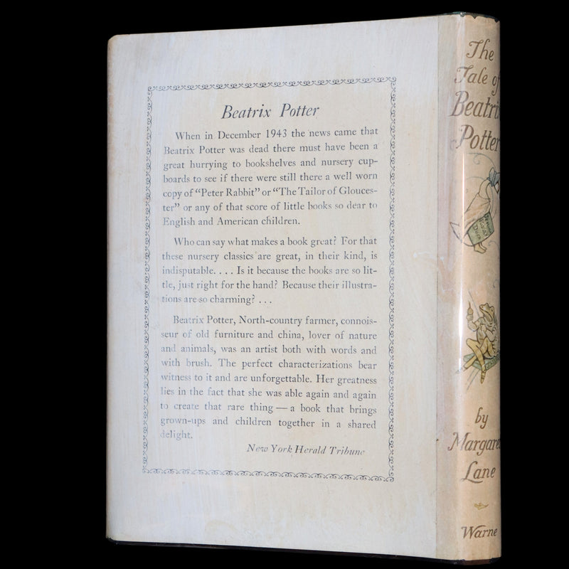 1946 Rare First Edition with Dust jacket - The Tale of Beatrix Potter, A Biography by Margaret Lane.