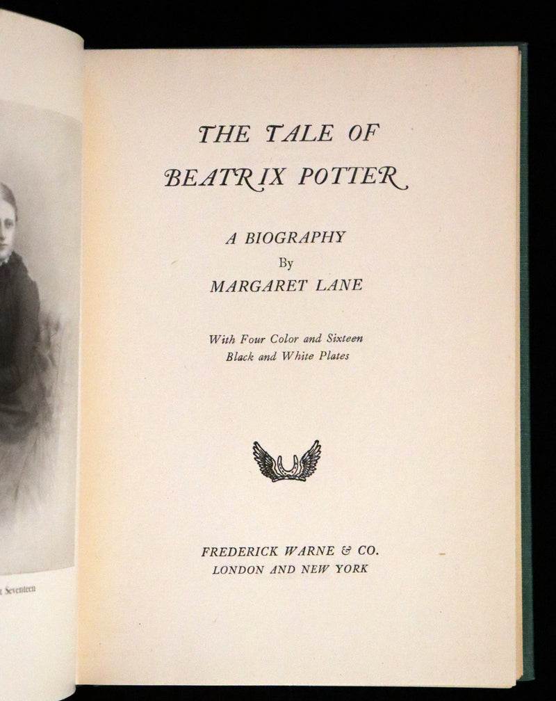 1946 Rare First Edition with Dust jacket - The Tale of Beatrix Potter, A Biography by Margaret Lane.
