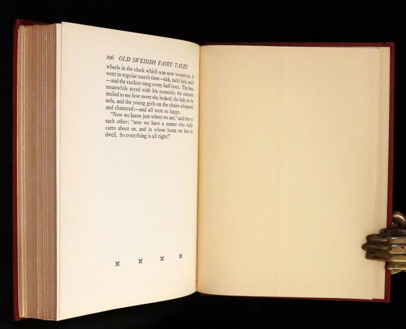 1925 First Edition - Old Swedish Fairy Tales by Anna Wahlenberg Illustrated by Jeannette Berkowitz.