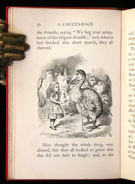 1907 Scarce First Miniature Edition - Alice's Adventures in Wonderland by Lewis Carroll.