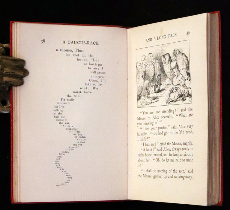 1907 Scarce First Miniature Edition - Alice's Adventures in Wonderland by Lewis Carroll.