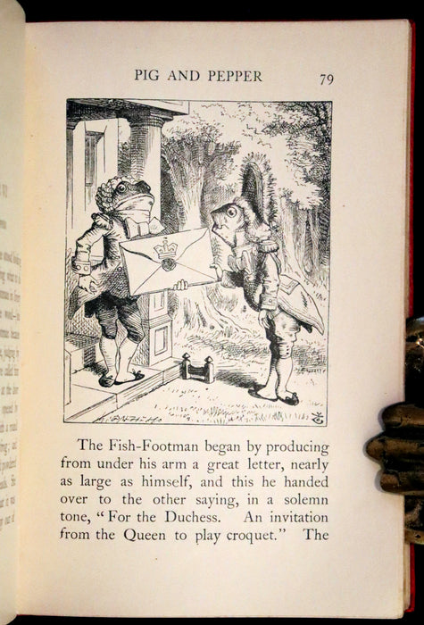 1907 Scarce First Miniature Edition - Alice's Adventures in Wonderland by Lewis Carroll.