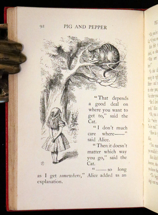 1907 Scarce First Miniature Edition - Alice's Adventures in Wonderland by Lewis Carroll.