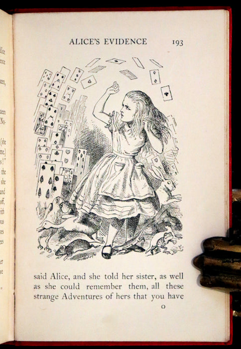 1907 Scarce First Miniature Edition - Alice's Adventures in Wonderland by Lewis Carroll.