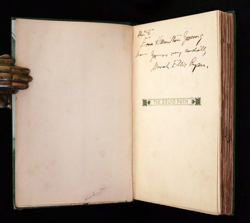 1917 Scarce Signed First Edition - The Druid Path by Marah Ellis Ryan. Short stories in ancient Ireland.
