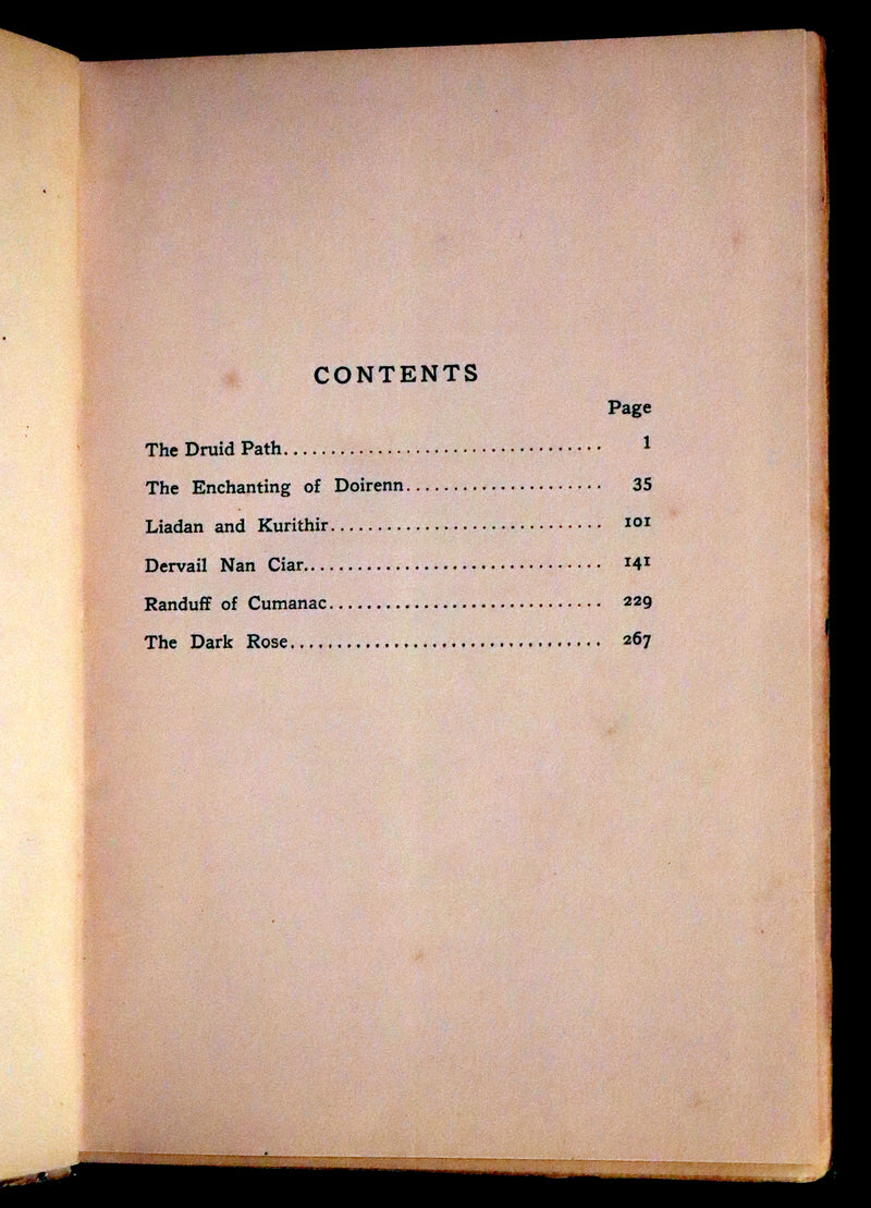 1917 Scarce Signed First Edition - The Druid Path by Marah Ellis Ryan. Short stories in ancient Ireland.