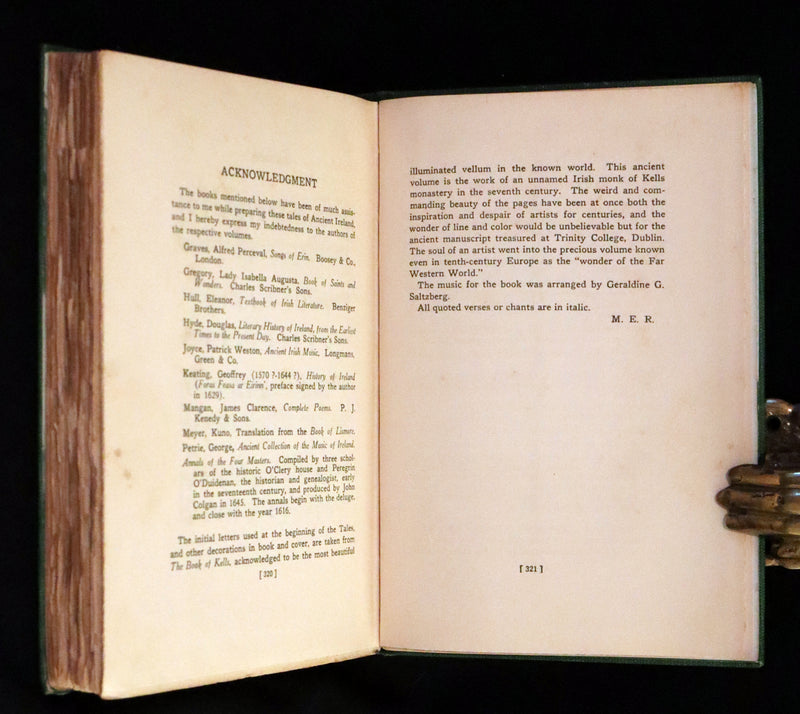 1917 Scarce Signed First Edition - The Druid Path by Marah Ellis Ryan. Short stories in ancient Ireland.