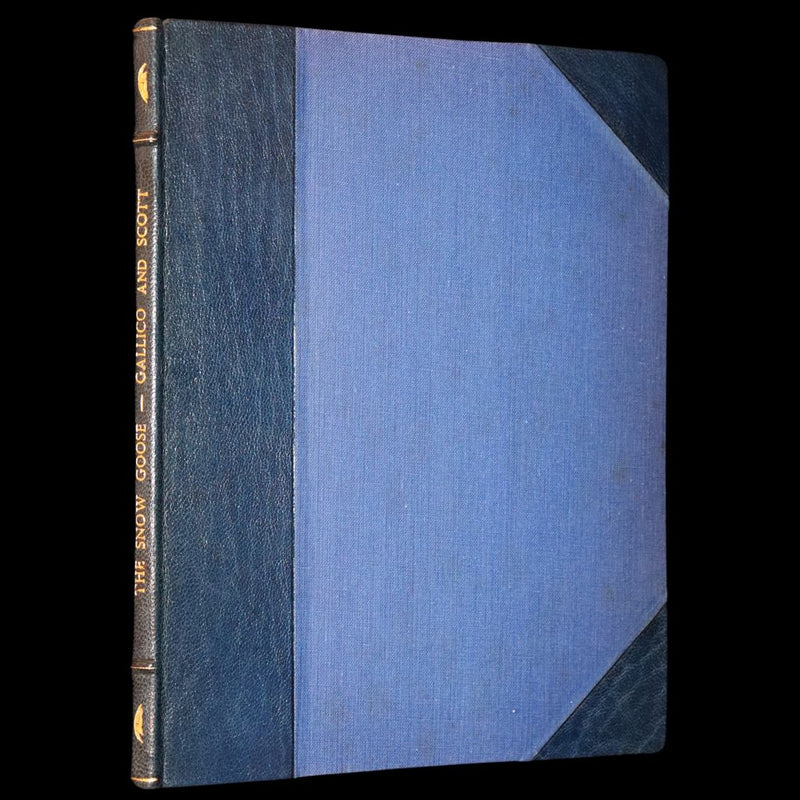 1946 Rare First Illustrated Edition Signed by Peter Scott - The Snow Goose by Paul Gallico in a Bayntun binding.
