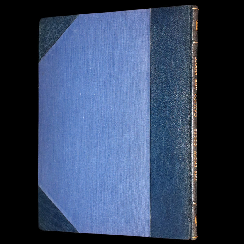 1946 Rare First Illustrated Edition Signed by Peter Scott - The Snow Goose by Paul Gallico in a Bayntun binding.