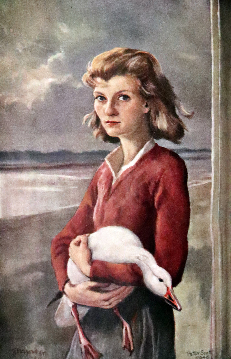 1946 Rare First Illustrated Edition Signed by Peter Scott - The Snow Goose by Paul Gallico in a Bayntun binding.