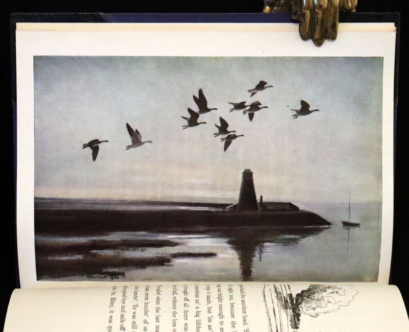 1946 Rare First Illustrated Edition Signed by Peter Scott - The Snow Goose by Paul Gallico in a Bayntun binding.