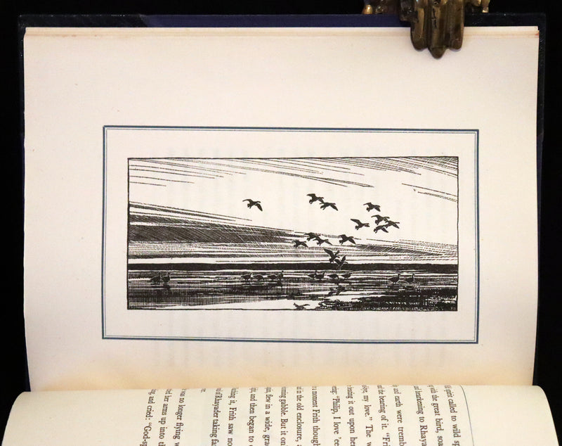 1946 Rare First Illustrated Edition Signed by Peter Scott - The Snow Goose by Paul Gallico in a Bayntun binding.