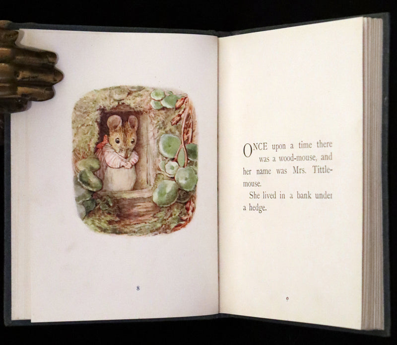 1910 Rare Early Edition - The Tale of Mrs. Tittlemouse by Beatrix Potter.