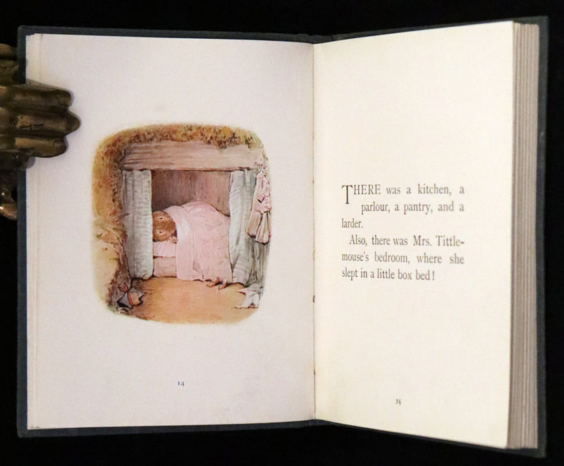 1910 Rare Early Edition - The Tale of Mrs. Tittlemouse by Beatrix Potter.