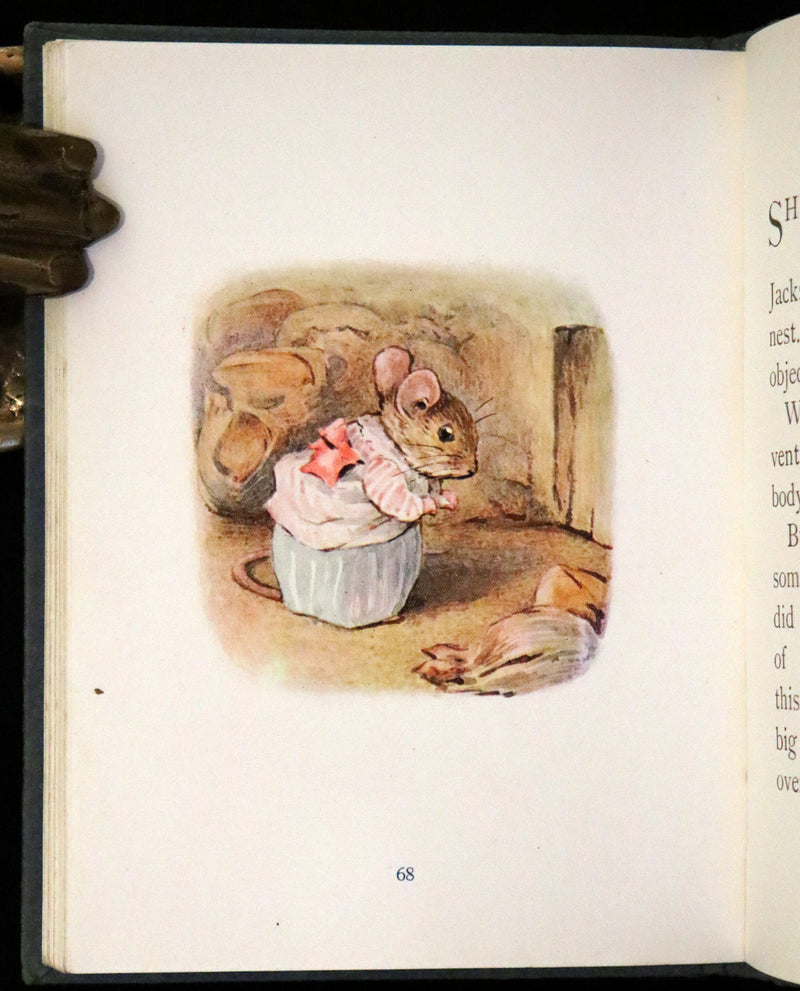 1910 Rare Early Edition - The Tale of Mrs. Tittlemouse by Beatrix Potter.