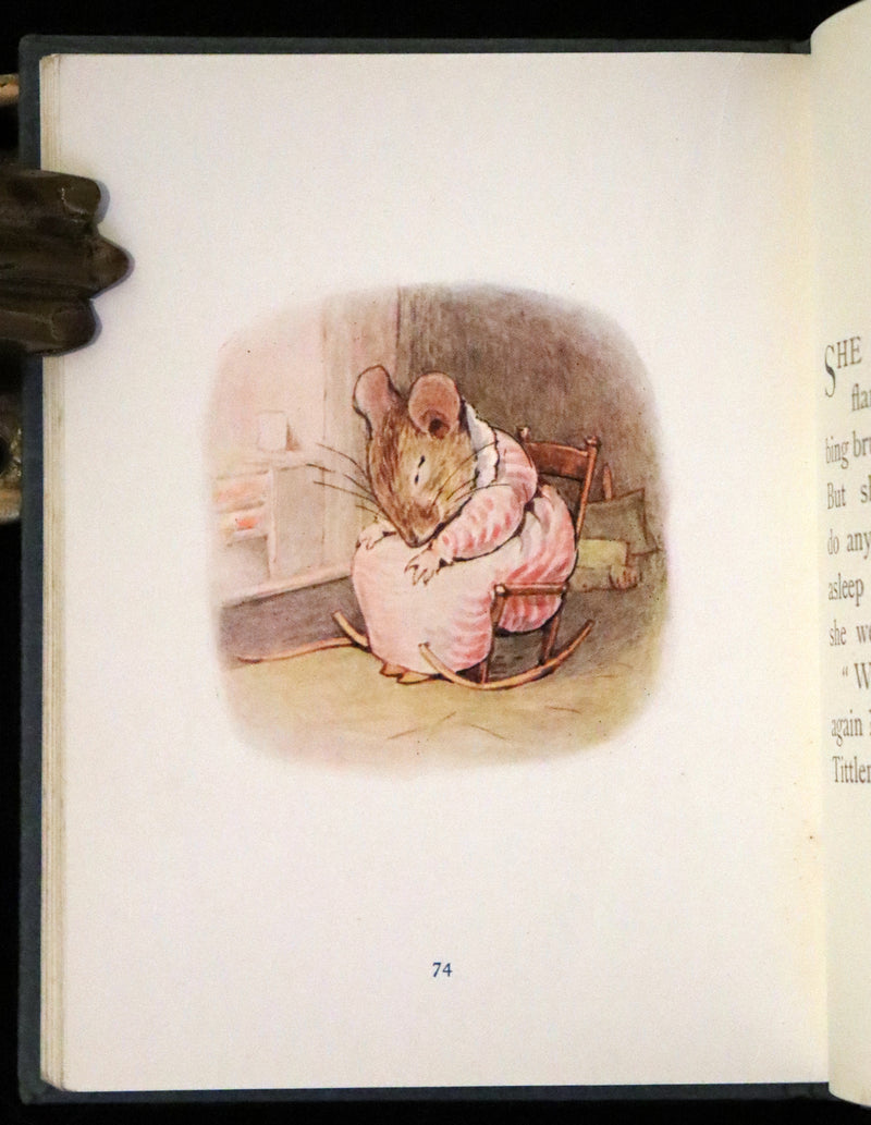 1910 Rare Early Edition - The Tale of Mrs. Tittlemouse by Beatrix Potter.
