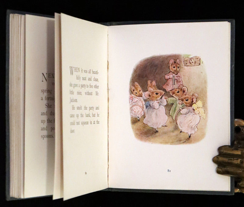 1910 Rare Early Edition - The Tale of Mrs. Tittlemouse by Beatrix Potter.